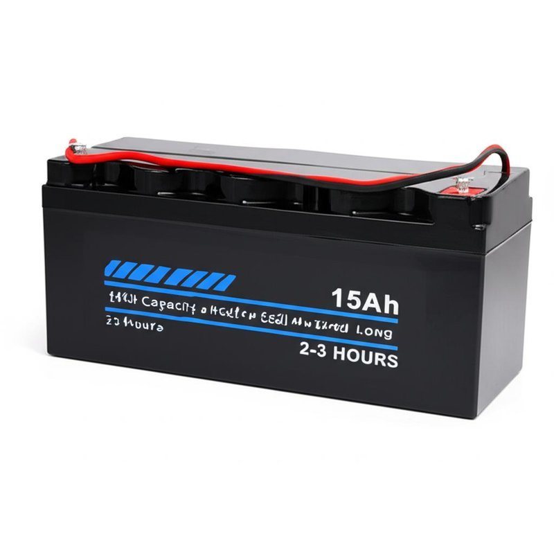 Высокоемкая аккумуляторная батарея 15 Ач с электроприводом для длительного времени разряда 2-3 часа