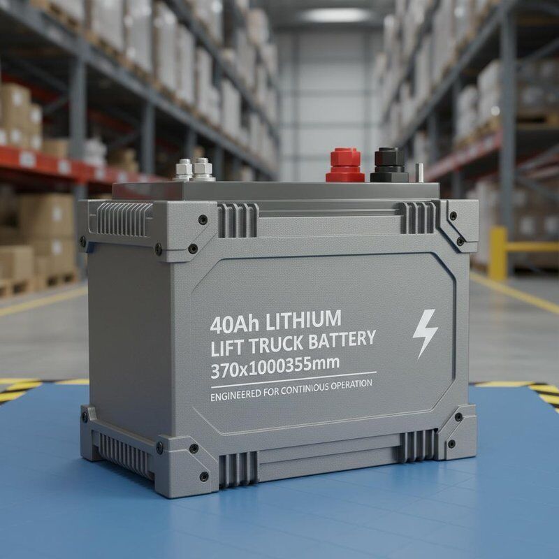 40ah Lithium Lift Truck Battery 370100355mm Engineered to Support Continuous Operation in Material Handling and Logistics